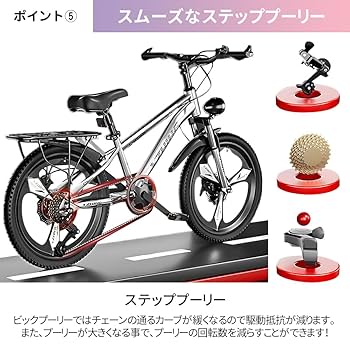 Amazon.co.jp: ESLUVE 子供用自転車 幼児自転車 18インチ ピンク